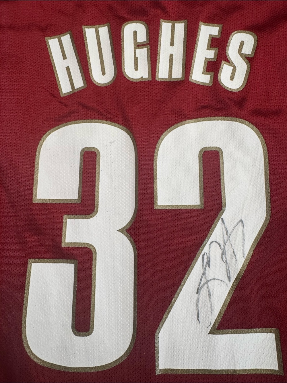 Reebok Cleveland Cavaliers Larry Hughes II #32 Signed Jersey Men Large No COA